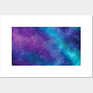 Vibrant Galaxy Posters and Art